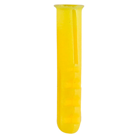This is an image of Timco - Plastic Plugs - Yellow 25mm - (100 PCS Box) YPLUG