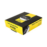 This is an image of Timco - Plastic Plugs - Yellow 25mm - (100 PCS Box) YPLUG