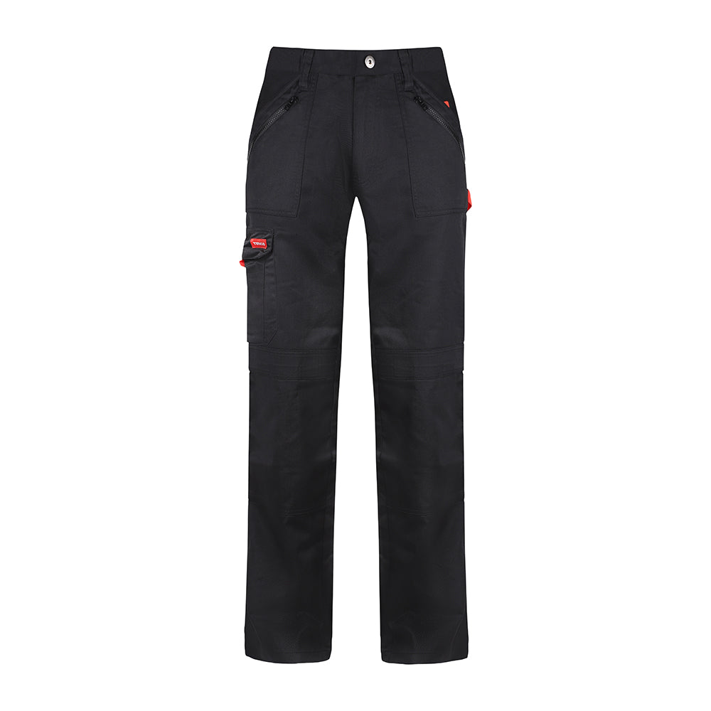 This is an image of Timco - Yardsman Trousers - Black W32 L32 (1 Each Bag) YTBK3232
